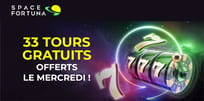 Le mercredi spécial free spins sur le casino Space Fortuna