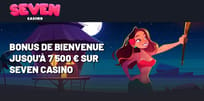 Profitez du bonus de bienvenue de Seven Casino