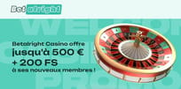 Le bonus de bienvenue BetAlright Casino