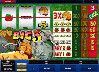 Casino machine a sous Big5