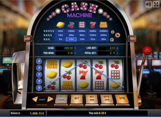 Casino machine a sous Cash Machine