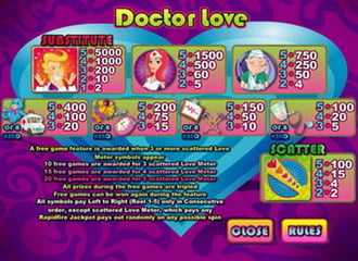 Jeux de machine a sous Dr. Love