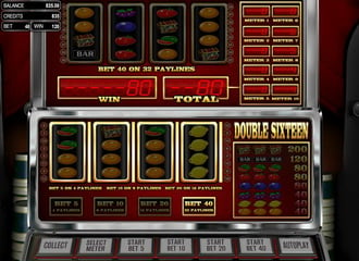 Casino machine a sous Double Sixteen