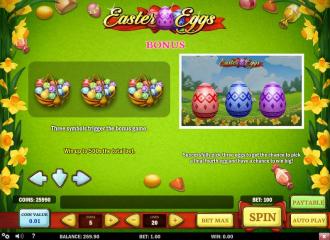 Casino machine a sous Easter Eggs