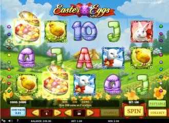 Jeux de machine a sous Easter Eggs