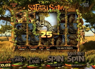 Machines à sous Safari Sam