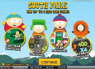 Machines a sous South Park