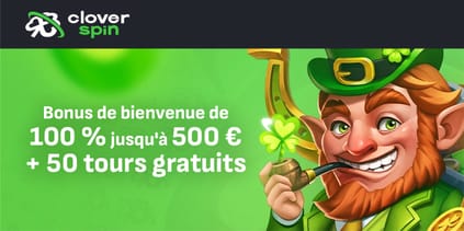 Bonus de bienvenue Cloverspin Casino