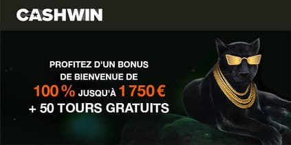 Bonus de bienvenue Cashwin casino