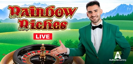 Rainbow Riches Live roulette