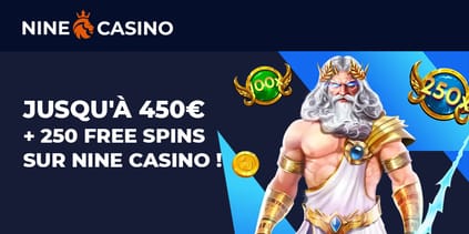 Bonus de bienvenue Nine Casino