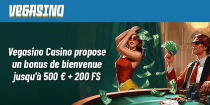 Bonus de bienvenue Vegasino