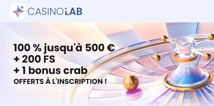 Bonus de bienvenue Casinolab